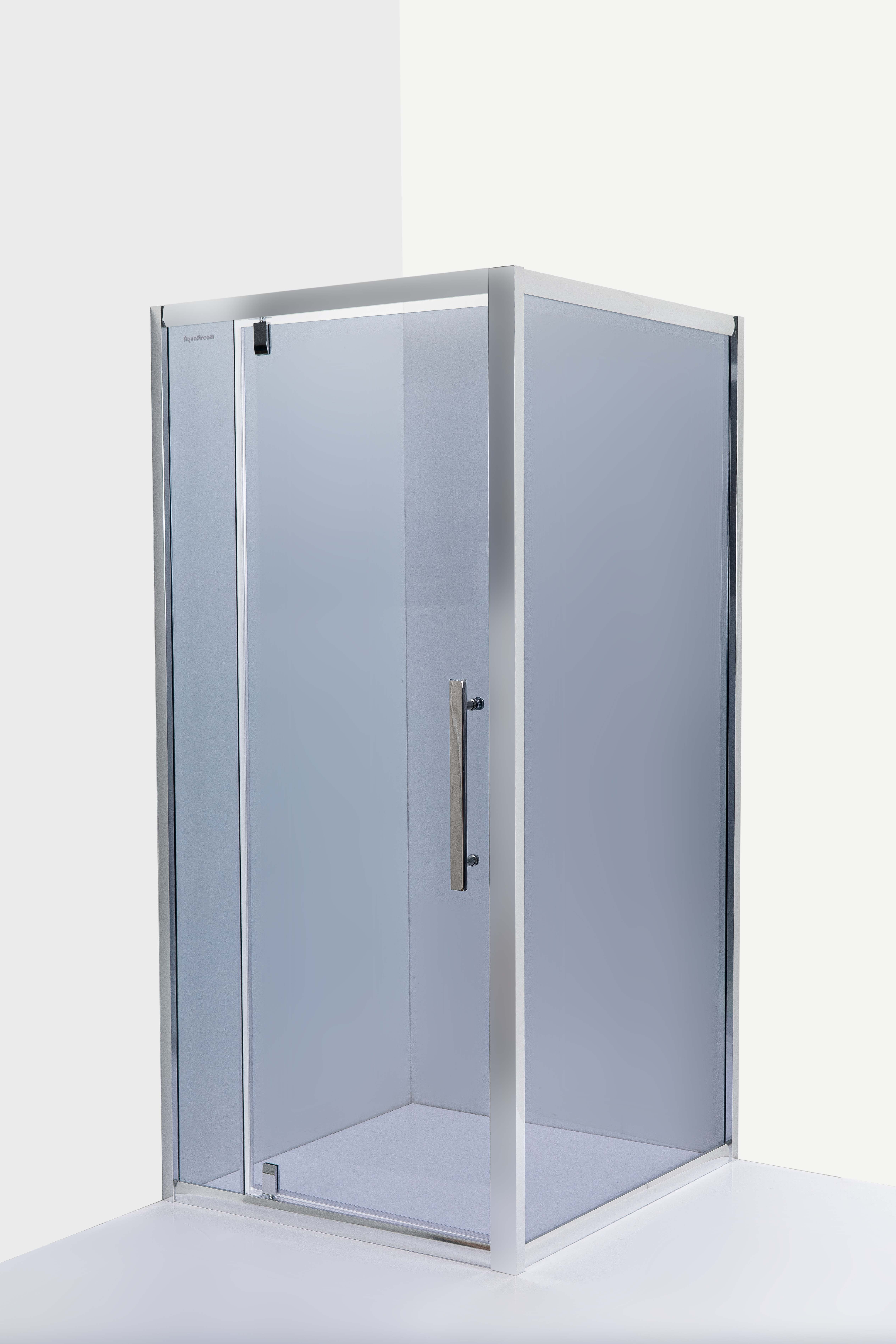 Душова кабіна AquaStream Ethos 100SR розпашна сіра